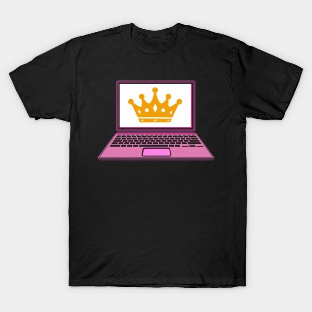 Programming Coding Girl Queen T-Shirt by Shirtbubble